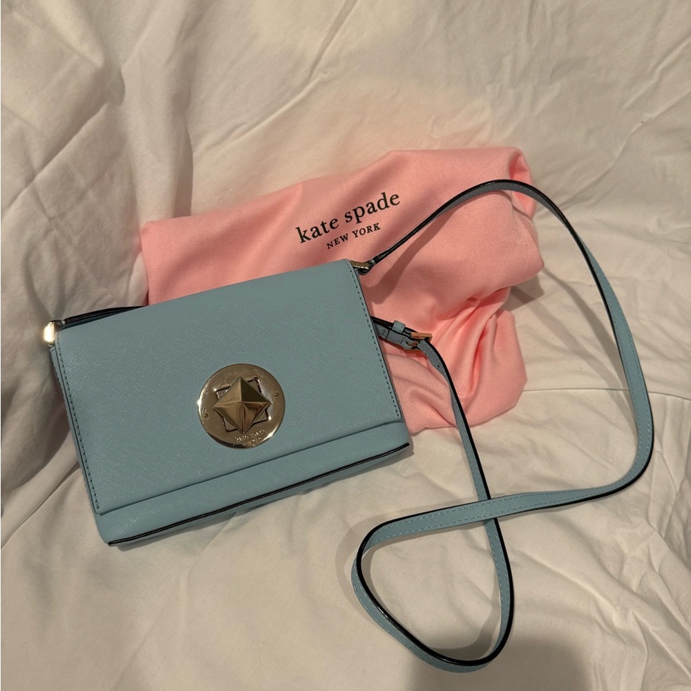 Kate Spade tiffany blue cross body